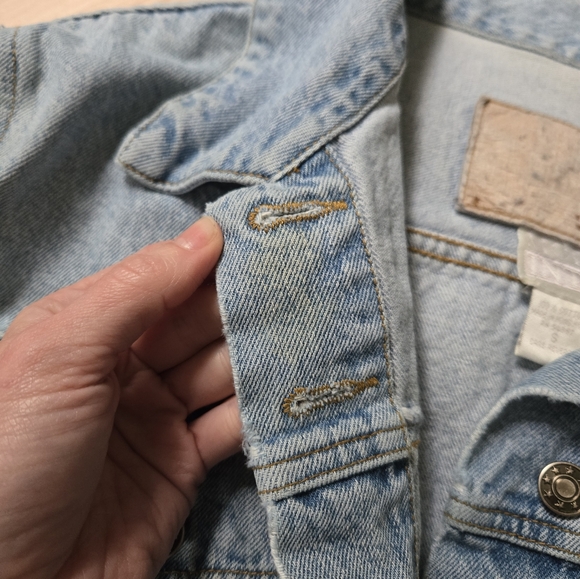 Moda International Vintage Denim Jacket Women's Size Small - Picture 3 of 5